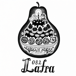 おやつの実 Lafraのロゴ